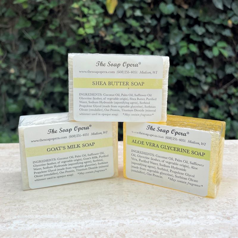 The Soap Opera Custom Bar Soap 4oz (Pack of 3)